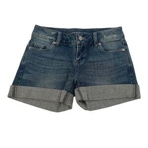 dELia*s Bailey Cuffed Hem Jean Shorts Size 0 Women’s